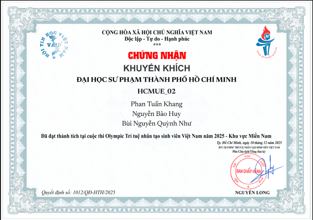 OLP AI miền Nam 2025