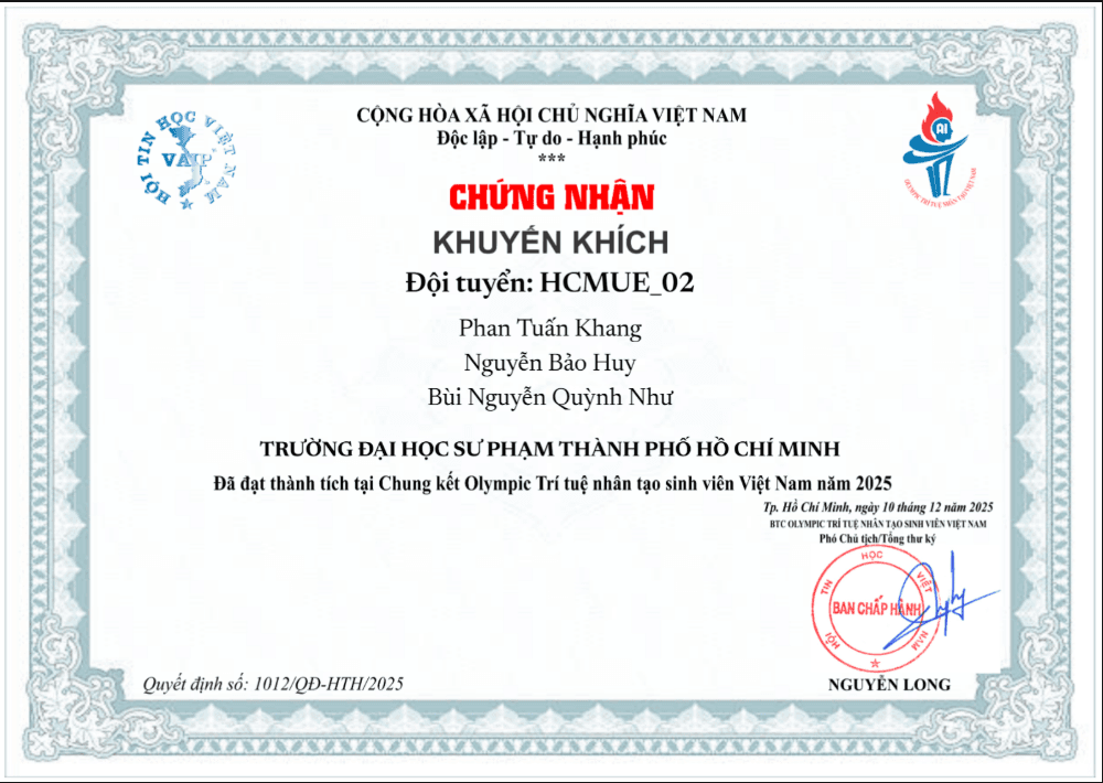 Chung kết OLP AI 2025